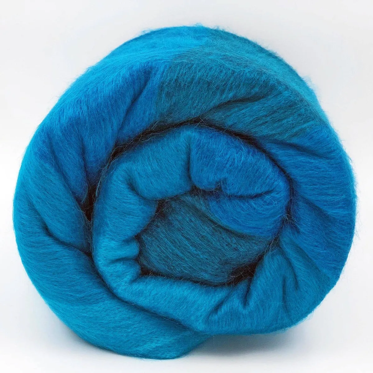 ECUALAMA Alpakadecke mit blau-türkisen Streifen – Bild 2