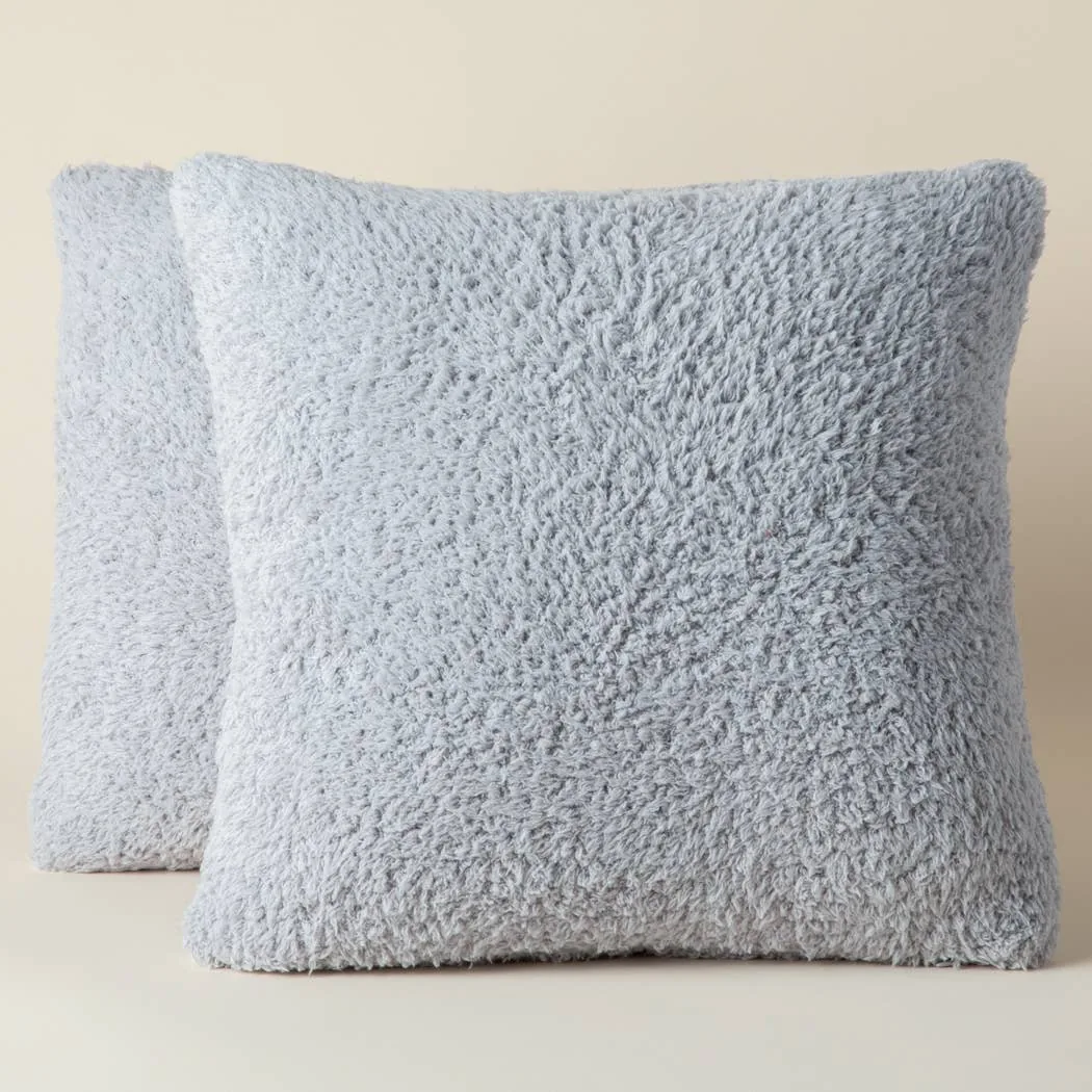 Softies Kissenbezüge in Grau, 2er-Pack